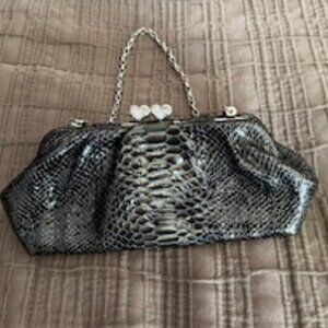 Brighton Snakeskin Evening Bag